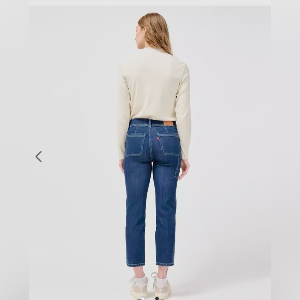 Levi's High Rise Carpenter Crop Jeans Women's 24